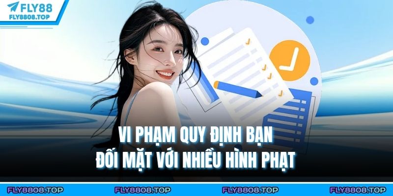 Vi phạm quy định bạn đối mặt với nhiều hình phạt